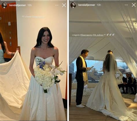 kendall jenner chanel wedding dress|lauren perez wedding dress.